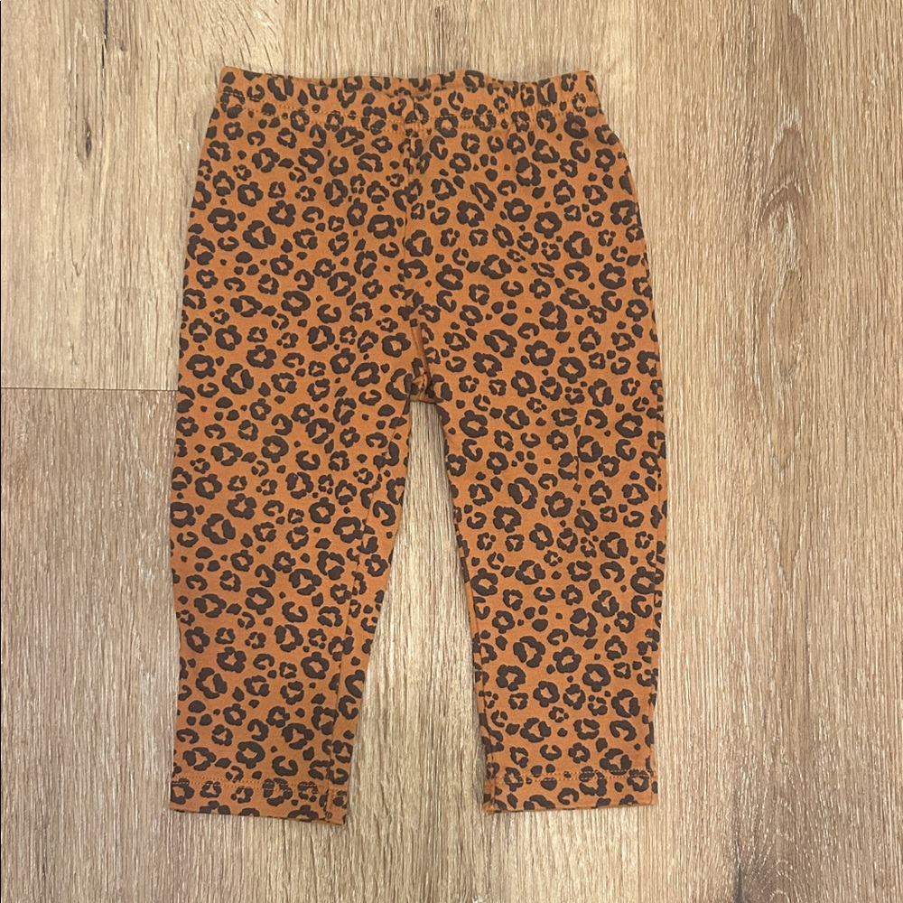 Carter's Brown Leopard Print Kids Leggings